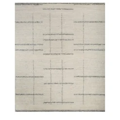 Jaipur Rugs Tappeto Tessuto a Mano Lustra Bianca e Betulla Argentata