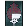 Jaipur Rugs Tappeto trapuntato a mano verde cacciatore Concoction