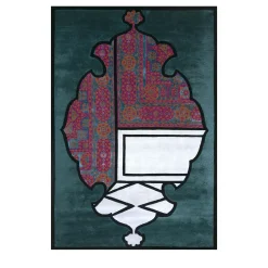 Jaipur Rugs Tappeto trapuntato a mano verde cacciatore Concoction
