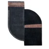 Jaipur Rugs Tappeto Tuftato a Mano Noir Soiree Caviale e Marrone Pelle