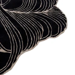 Jaipur Rugs Tappeto Velvety Vortex Ebony & Antique White trapuntato a mano