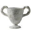 Raffaella Bandera Tazza con piedino bianco e manici