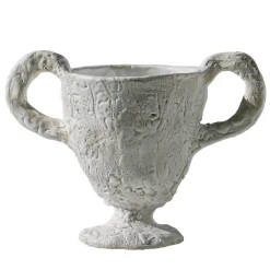 Raffaella Bandera Tazza con piedino bianco e manici