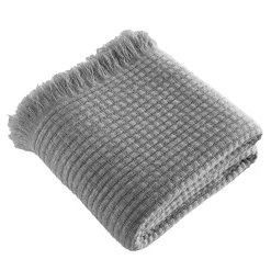 San Patrignano Terramadre Gerbera Coperta di cashmere grigia