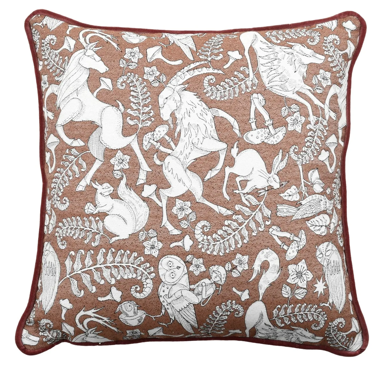 l'Opificio Tessuto jacquard Montagna Magica Carrè Cuscino #1