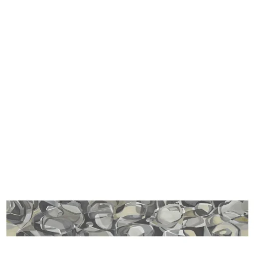 KOHRO Tessuto murale in cotone grigio Rising Desert