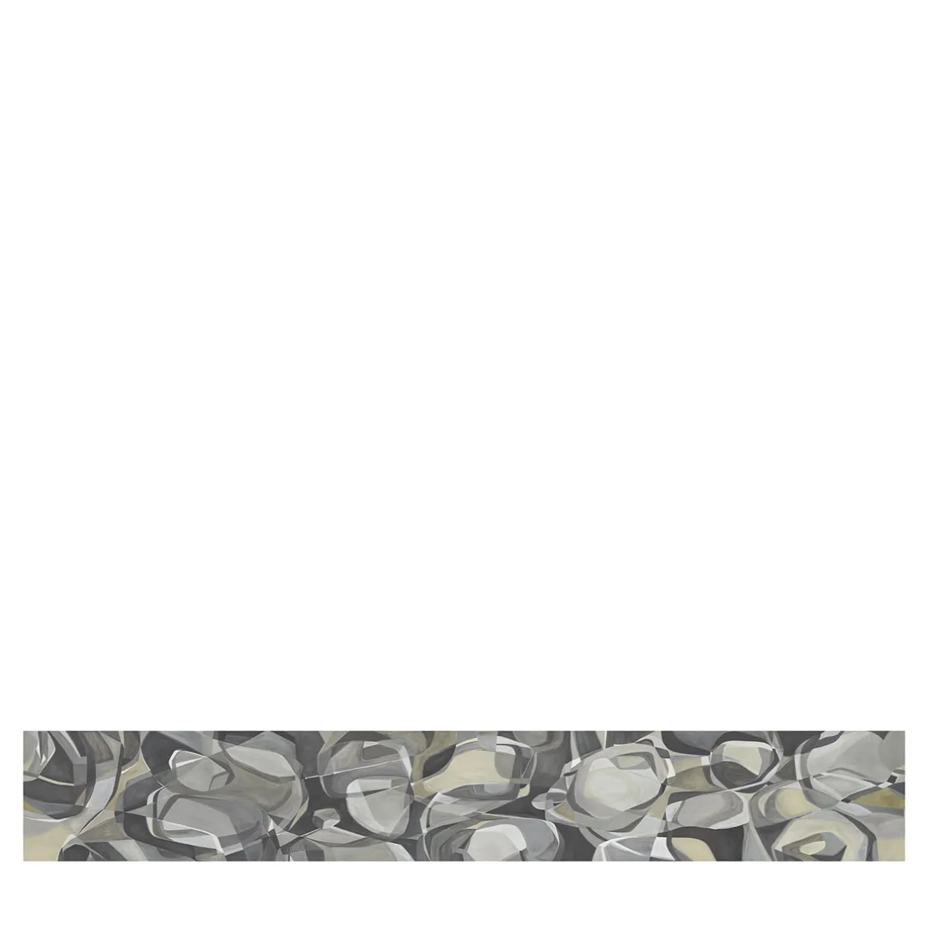 KOHRO Tessuto murale in cotone grigio Rising Desert