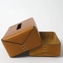 Oscar Maschera Tissue box Regular rettangolare marrone di