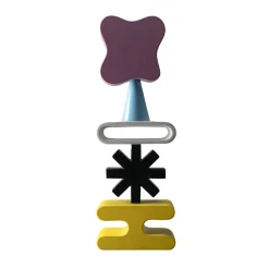 Bitossi Ceramiche Totem giallo e rosa di Karim Rashid