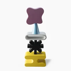 Bitossi Ceramiche Totem giallo e rosa di Karim Rashid