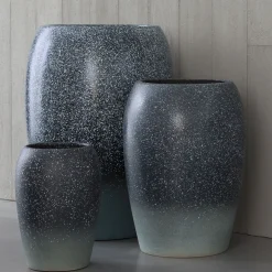 Pot à Porter Tropea Vaso grande in ceramica bicolore screziata