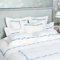 Verderoccia Tuffo Bianco e Blu Assisi US King Sham