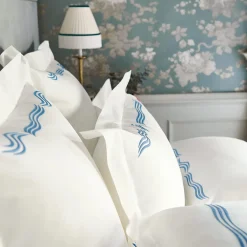 Verderoccia Tuffo Bianco e Blu Assisi US King Sham