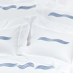 Verderoccia Tuffo Bianco e Blu Assisi Boudoir Sham