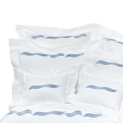 Verderoccia Tuffo Bianco e Blu Assisi Boudoir Sham