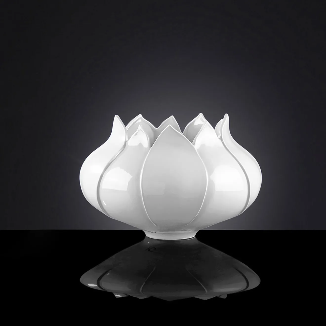 VGnewtrend Tulipano Vaso piccolo bianco