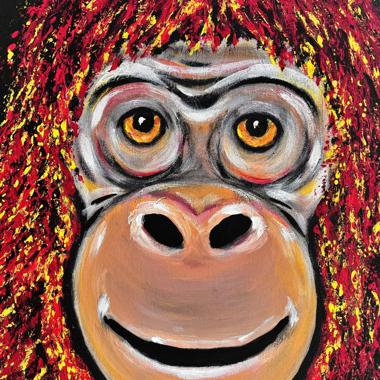 Daniele Nannini United Colors Pittura acrilica su tela