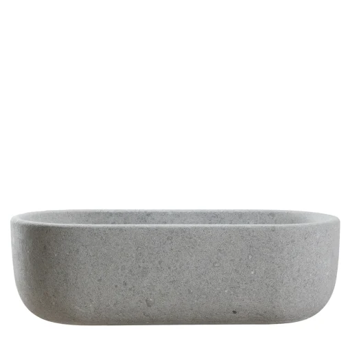Veltha Outdoor Stone Design Vasca da bagno in peperino grigio acquamarina