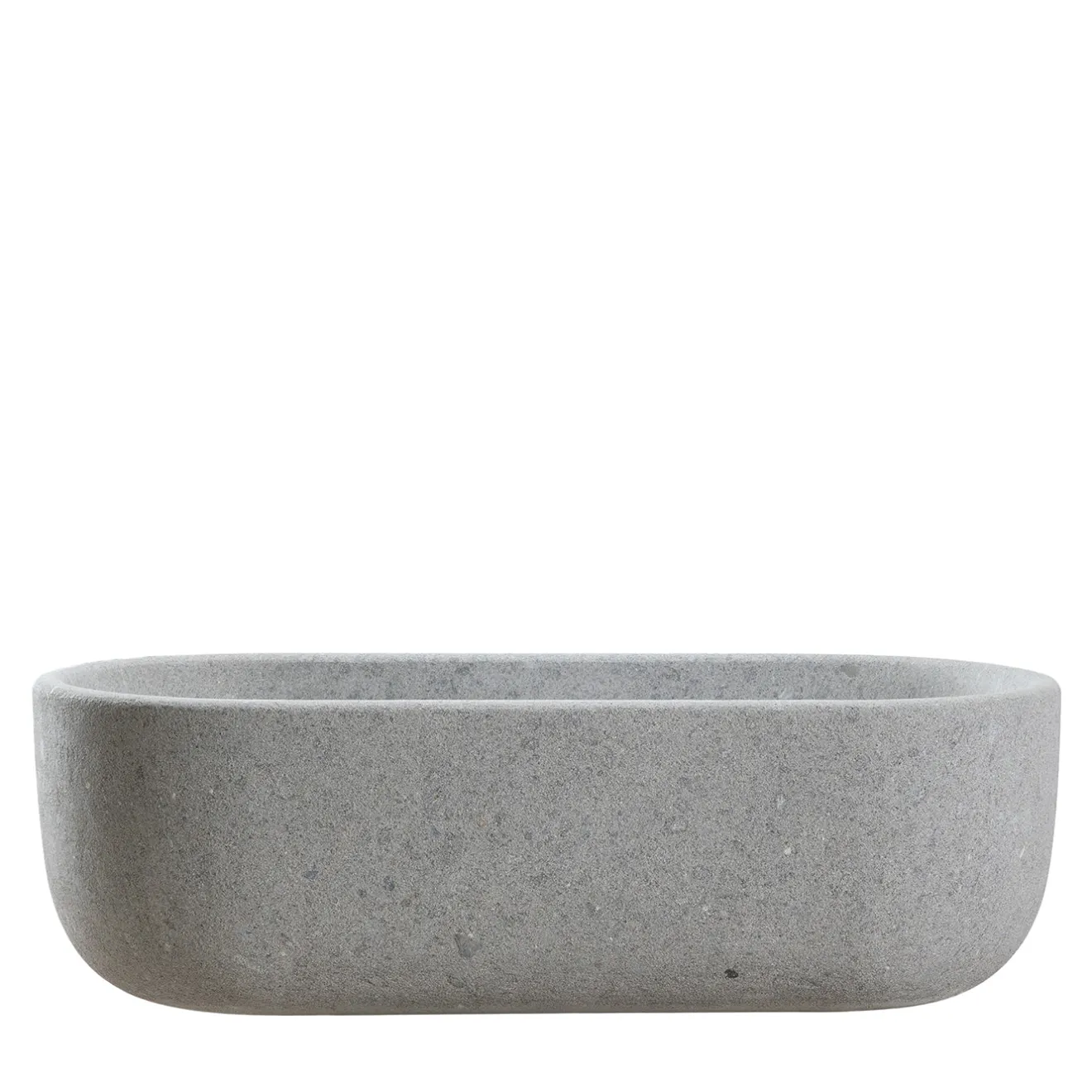 Veltha Outdoor Stone Design Vasca da bagno in peperino grigio acquamarina