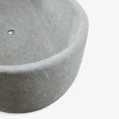 Veltha Outdoor Stone Design Vasca da bagno in peperino grigio acquamarina
