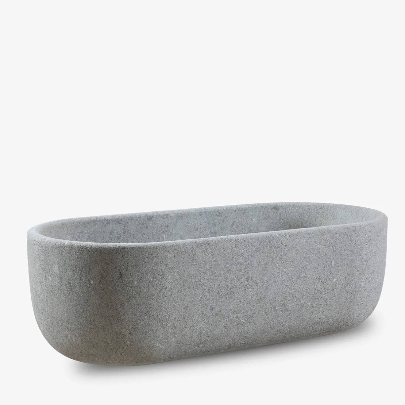 Veltha Outdoor Stone Design Vasca da bagno in peperino grigio acquamarina