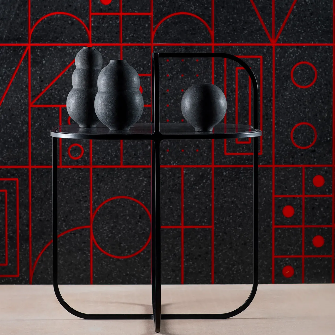 Lithea Vasi Etna #3 Set di 4 di Martinelli Venezia Studio