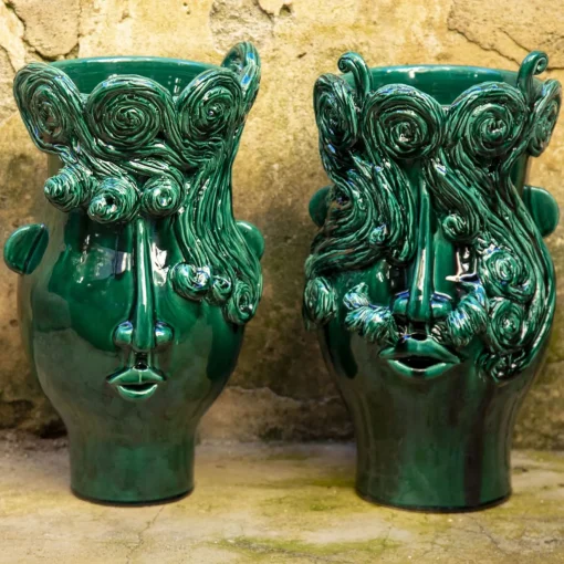 Patrizia Italiano Vasi Gli Sposi in Verde