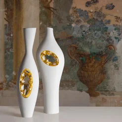 Fos Ceramiche Vasi per coppie innamorate in oro