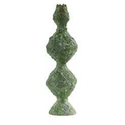 Raffaella Bandera Vaso a bocciolo verde strutturato Reginetta