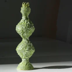 Raffaella Bandera Vaso a bocciolo verde strutturato Reginetta