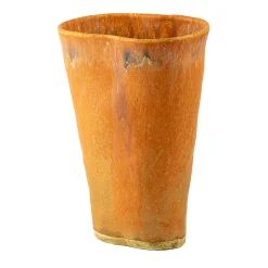Agnes Duerrschnabel Atelier Vaso a calice arancione