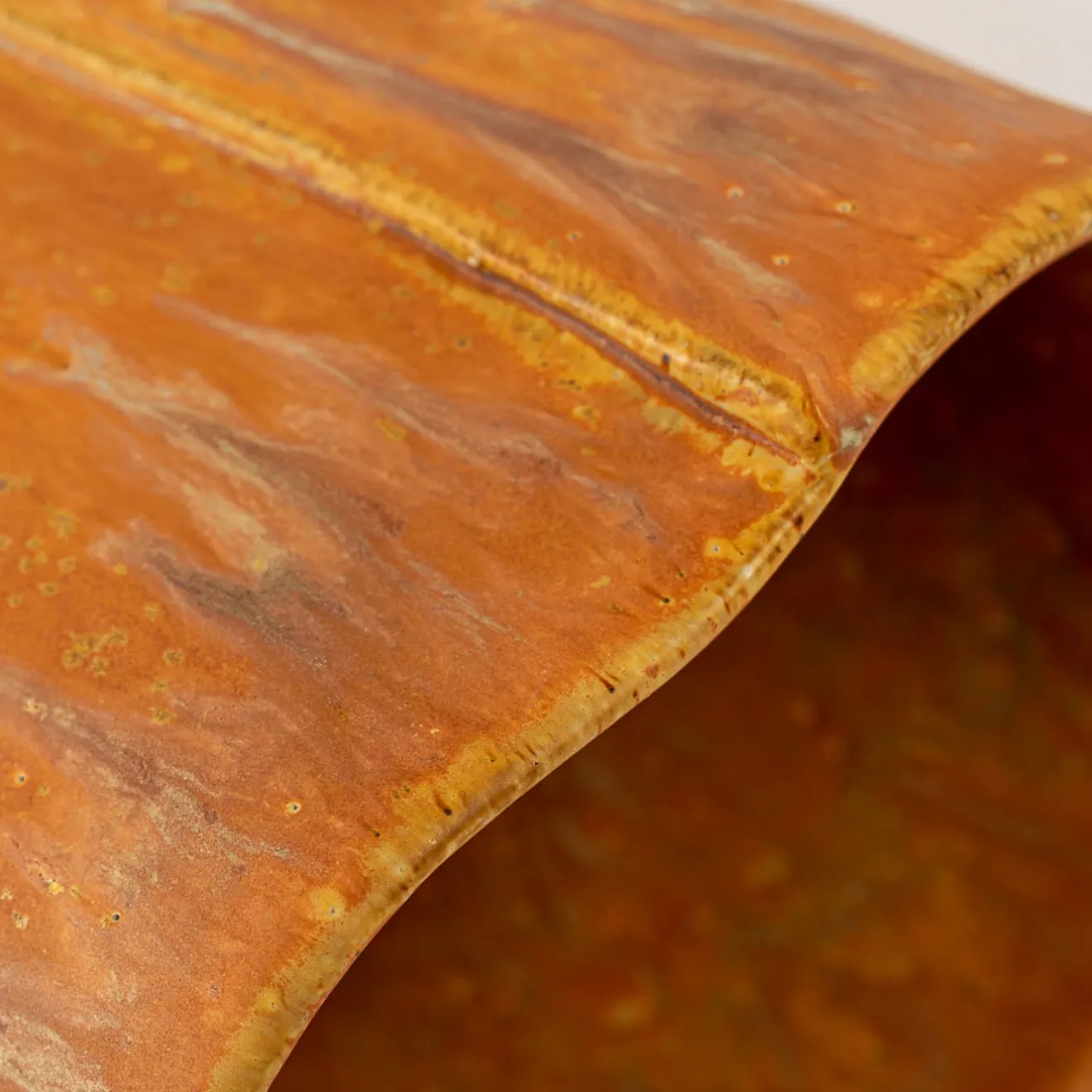 Agnes Duerrschnabel Atelier Vaso a calice arancione