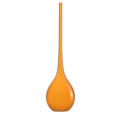 NasonMoretti Vaso a forma di goccia arancione Bolle
