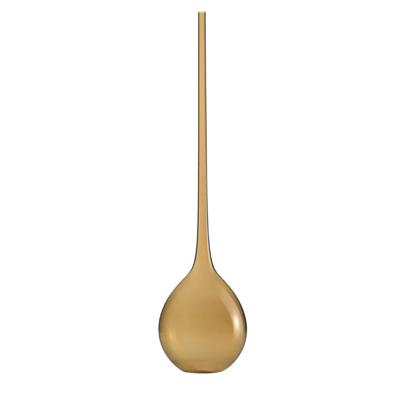NasonMoretti Vaso a forma di goccia Bolle Bull Brown