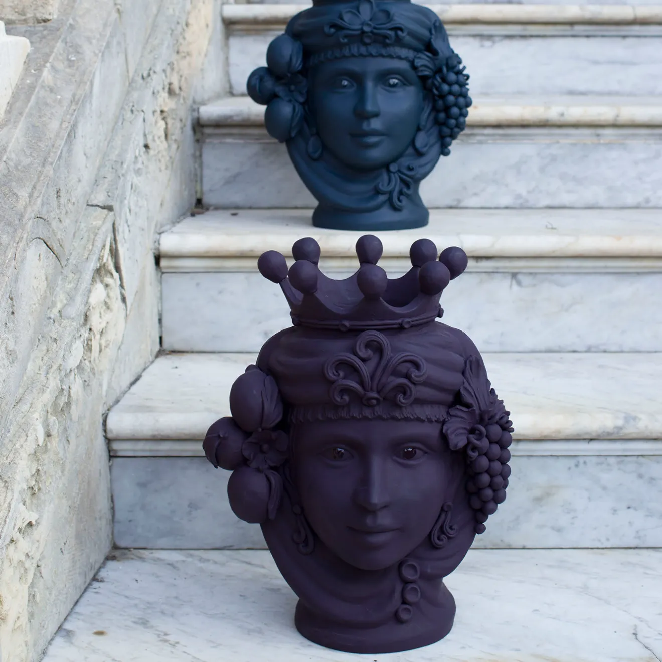 Stefania Boemi Vaso a testa Donna Macalda