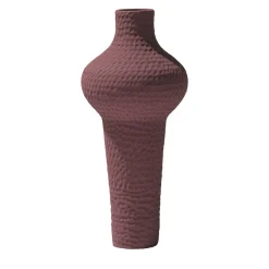 Ceramica Gatti 1928 Vaso a tondo Battuti Borgogna di Andrea Anastasio