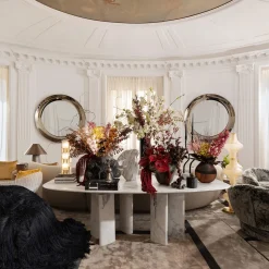 Fornace Mian Vaso alto Giano in ametista e oro