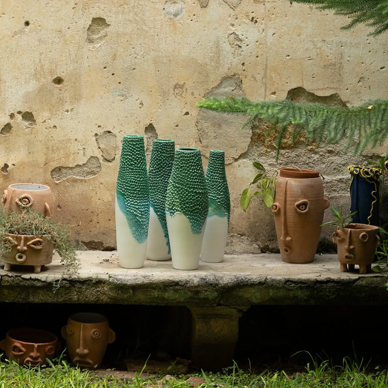 Patrizia Italiano Vaso alto L'albero Ubriaco #2