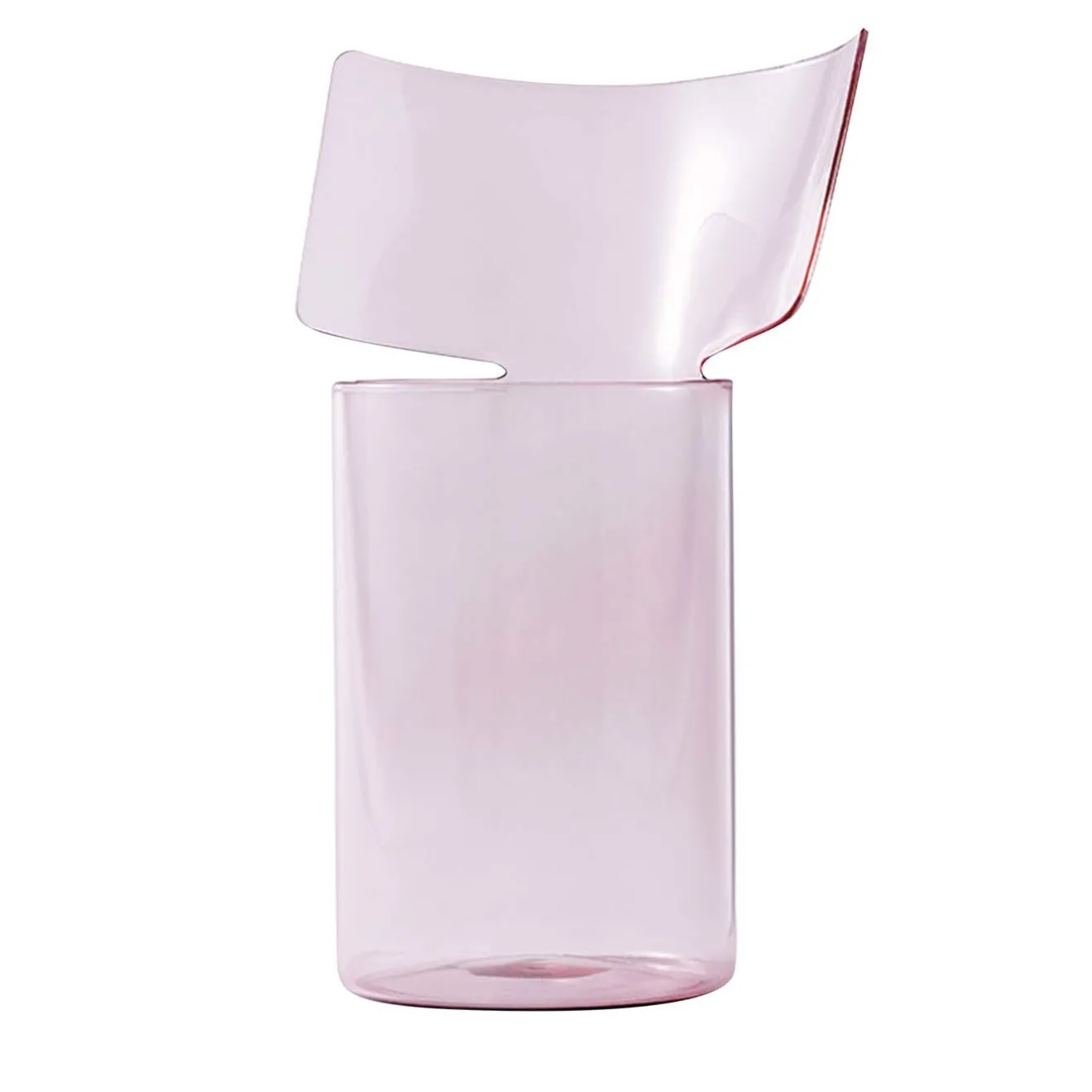 Paola C Vaso alto rosa Riflessi