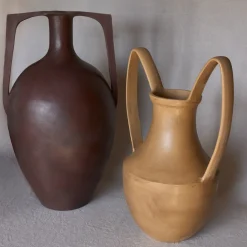 Ceramiche Ceccarelli Vaso Anfora 3 Brown
