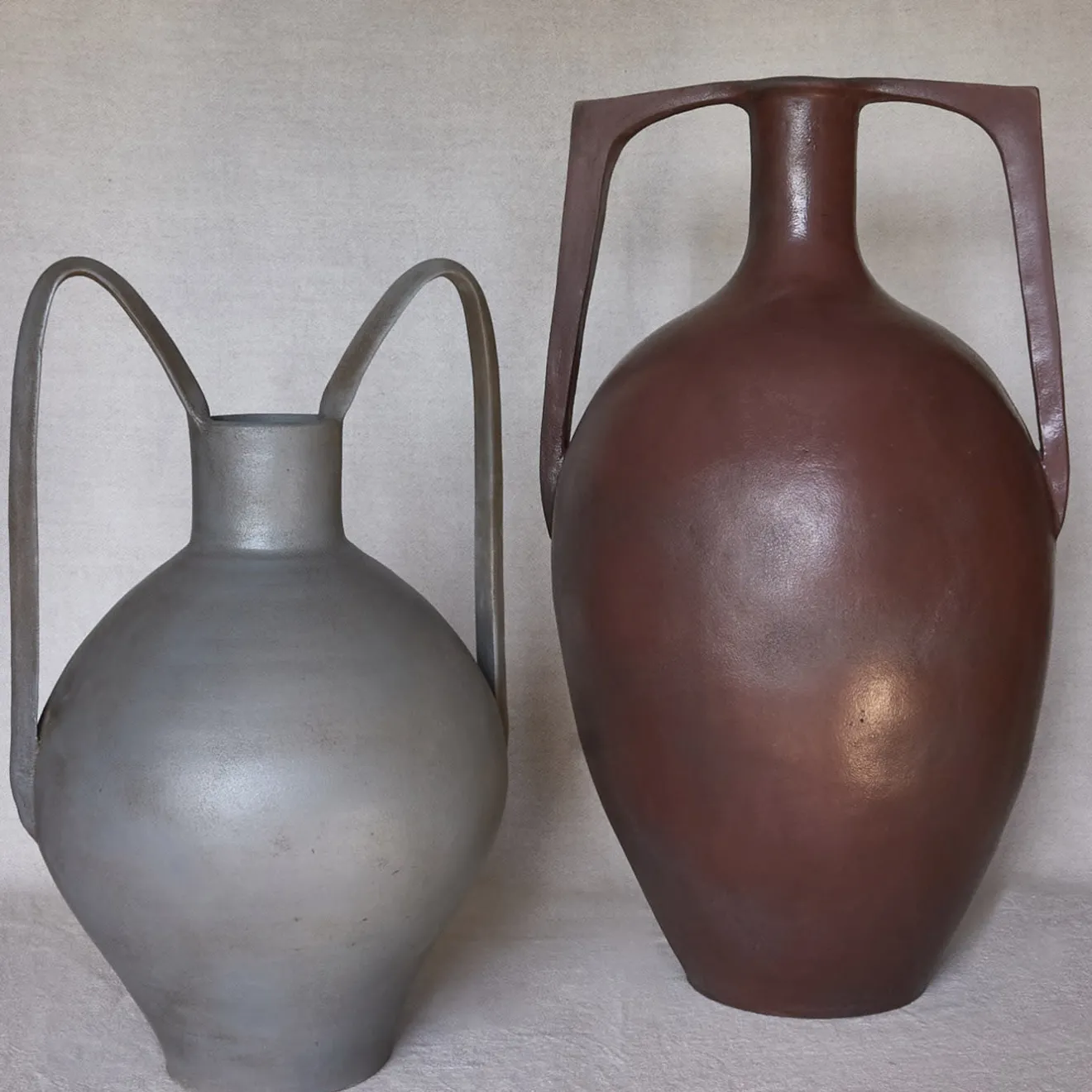 Ceramiche Ceccarelli Vaso Anfora 3 Brown