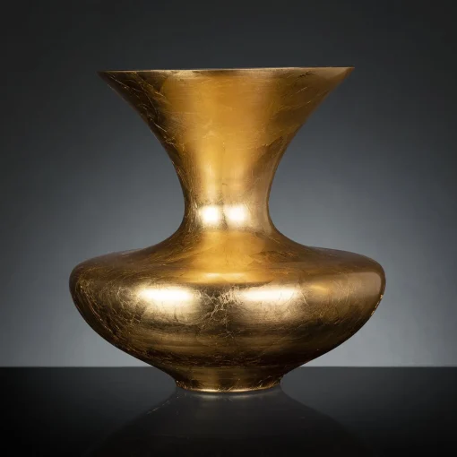 VGnewtrend Vaso Anfora Master in foglia d'oro
