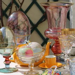 Griffe Montenapoleone by Vetrerie di Empoli Vaso Arlecchino Medici