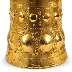 deBlona Vaso Auri in ceramica oro di Gabriele Mengoni