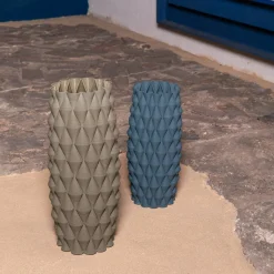 Fornice Objects Vaso Blu Bisanzio in Ceramica