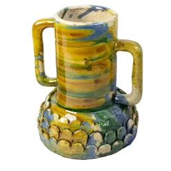 Signora Luna Vaso Bradamante Specchio Giallo