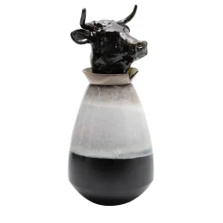 Amaaro Vaso Canopo Toro bianco e nero