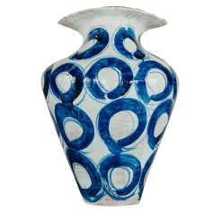 Onofrio Acone Vaso Ceramica Areté Ecos Blu