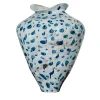 Onofrio Acone Vaso Ceramica Areté Pois Blu