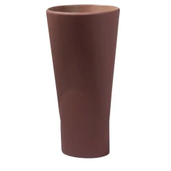 Paola C Vaso Chamelea alto marrone scuro